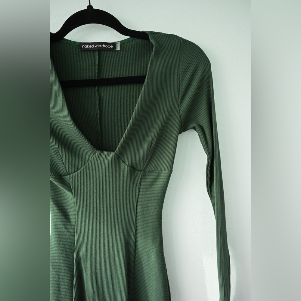 Naked Wardrobe Ribbed Bodysuit - Picture 2 of 5